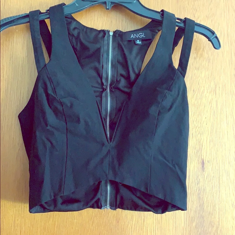 Black Crop Top
